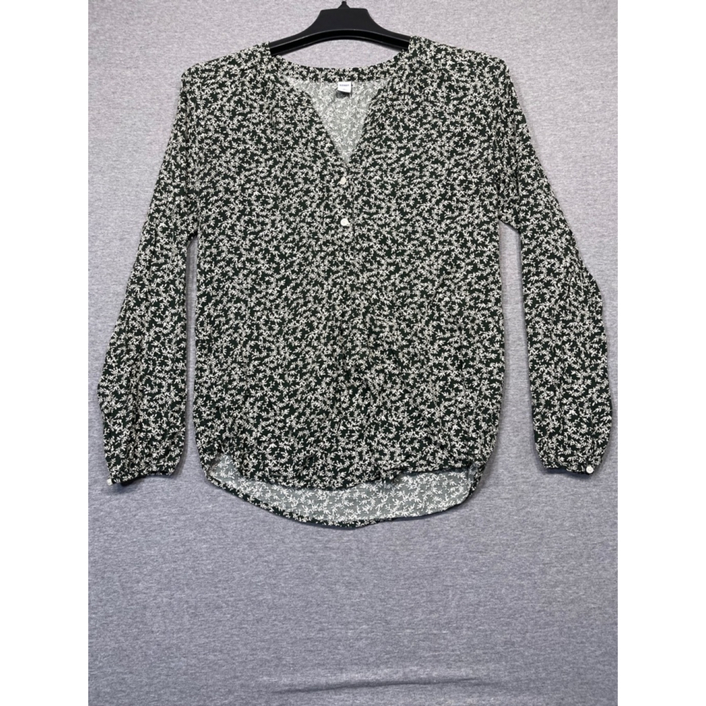 3 for $25. Women's Old Navy Green Floral Blouse Size M